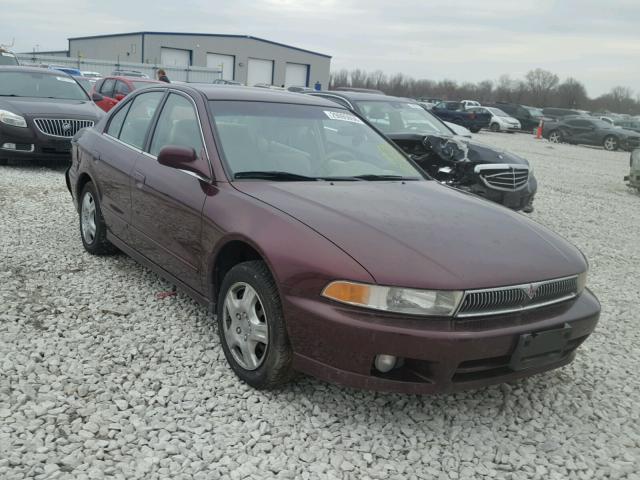 4A3AA46G3XE016488 - 1999 MITSUBISHI GALANT ES MAROON photo 1