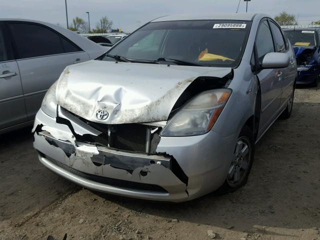 JTDKB20U297870306 - 2009 TOYOTA PRIUS SILVER photo 2