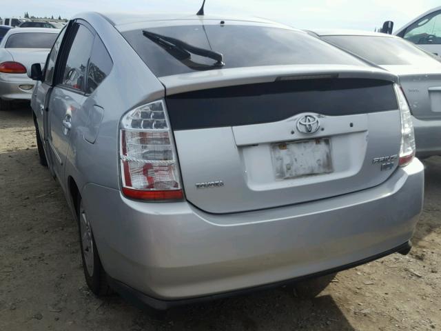 JTDKB20U297870306 - 2009 TOYOTA PRIUS SILVER photo 3