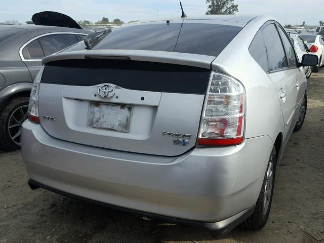 JTDKB20U297870306 - 2009 TOYOTA PRIUS SILVER photo 4