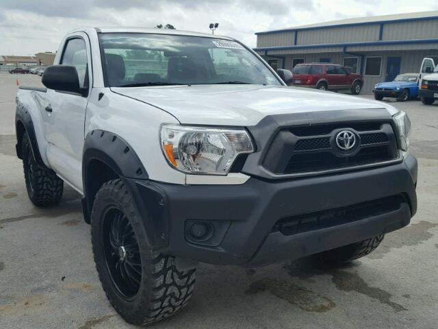 5TFNX4CN5EX039648 - 2014 TOYOTA TACOMA WHITE photo 1