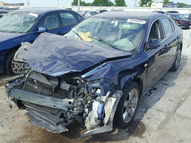 1G1ZH57B484307415 - 2008 CHEVROLET MALIBU 1LT 蓝色 照片 2