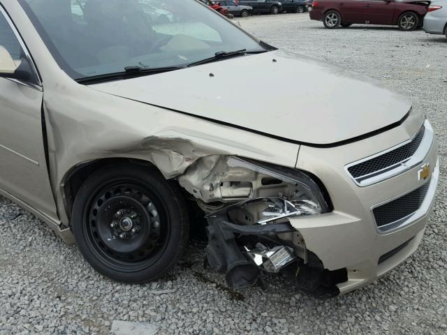 1G1ZC5E15BF290662 - 2011 CHEVROLET MALIBU 1LT 米色 照片 9