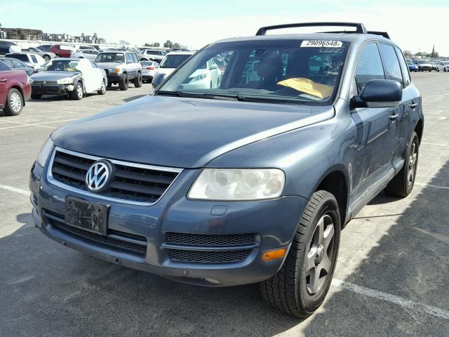 WVGZG77LX6D006414 - 2006 VOLKSWAGEN TOUAREG 3. BLUE photo 2