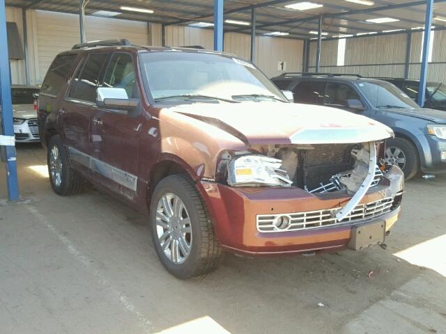 5LMJJ2J50AEJ08882 - 2010 LINCOLN NAVIGATOR მუქწითელი ფოტო 1