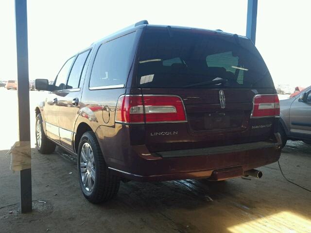 5LMJJ2J50AEJ08882 - 2010 LINCOLN NAVIGATOR მუქწითელი ფოტო 3