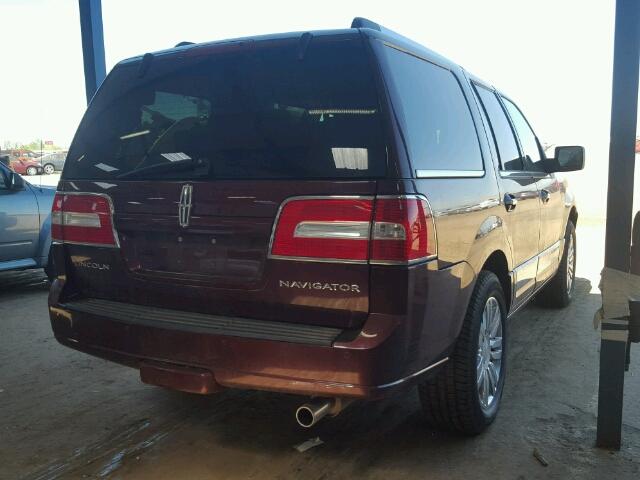 5LMJJ2J50AEJ08882 - 2010 LINCOLN NAVIGATOR მუქწითელი ფოტო 4