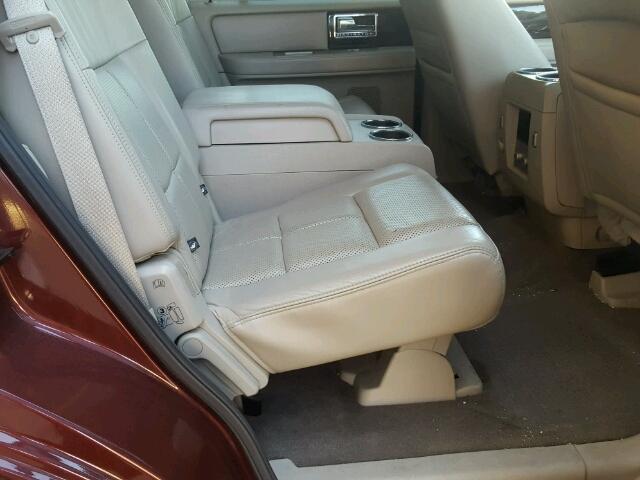 5LMJJ2J50AEJ08882 - 2010 LINCOLN NAVIGATOR მუქწითელი ფოტო 6