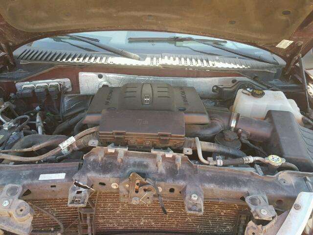 5LMJJ2J50AEJ08882 - 2010 LINCOLN NAVIGATOR მუქწითელი ფოტო 7