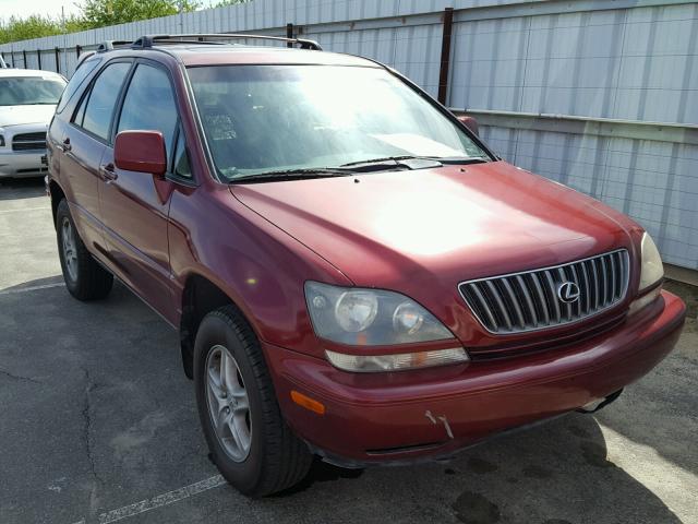 JT6HF10U5Y0161585 - 2000 LEXUS RX 300 MAROON photo 1