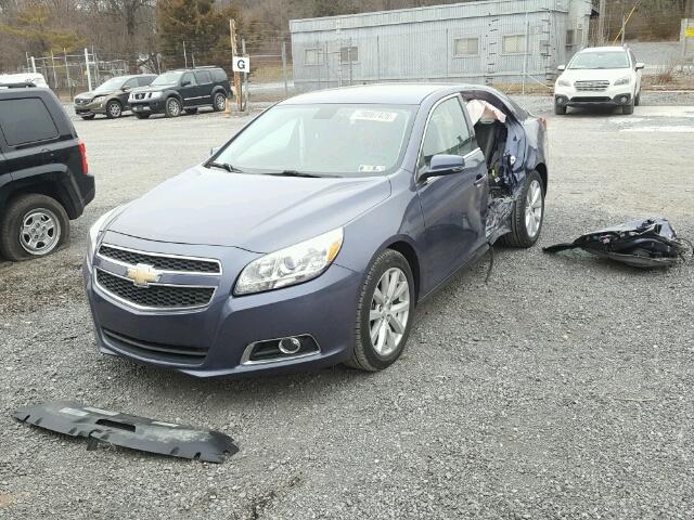 1G11E5SA3DF189652 - 2013 CHEVROLET MALIBU 2LT BLUE photo 2