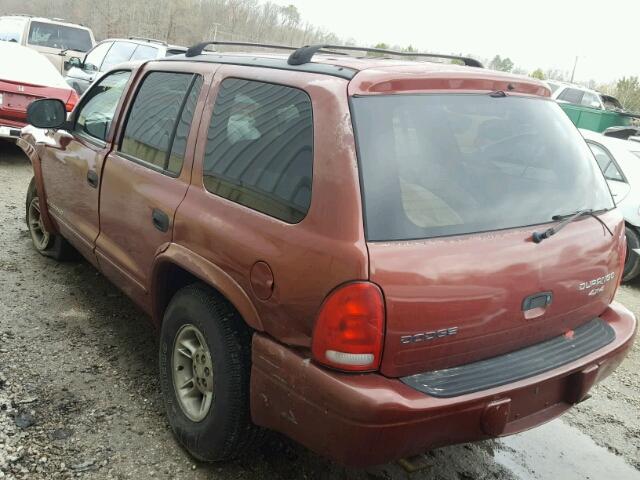 1B4HS28Y4XF699091 - 1999 DODGE DURANGO RED photo 3