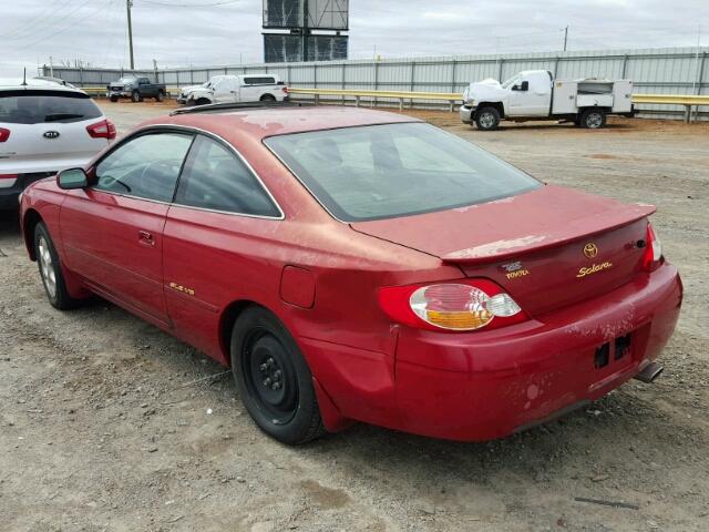 2T1CF22PX2C591447 - 2002 TOYOTA CAMRY SOLA RED photo 3