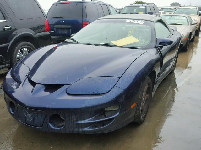 2G2FV32G5Y2108720 - 2000 PONTIAC FIREBIRD T BLUE photo 2