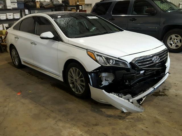 5NPE34AF1FH107027 - 2015 HYUNDAI SONATA SPO WHITE photo 1