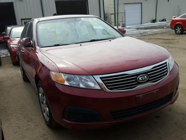 KNAGE228295316754 - 2009 KIA OPTIMA LX MAROON photo 1