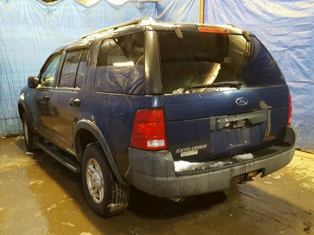 1FMZU72K53UB31694 - 2003 FORD EXPLORER X BLUE photo 3