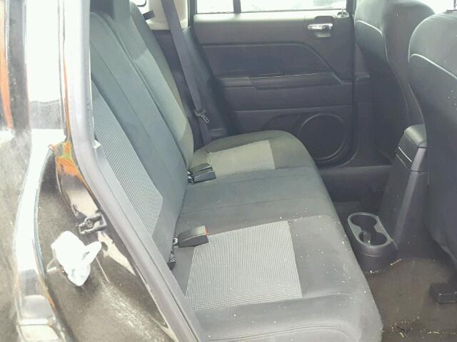 1C4NJCBA4GD687352 - 2016 JEEP COMPASS SP BLACK photo 6