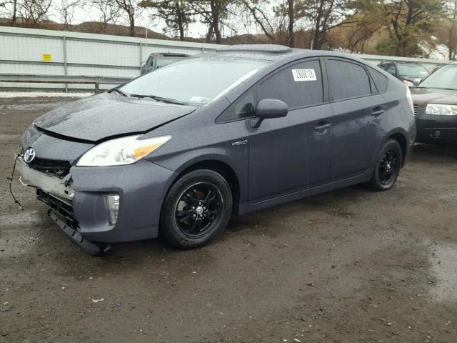 JTDKN3DU7C5479176 - 2012 TOYOTA PRIUS BLACK photo 2