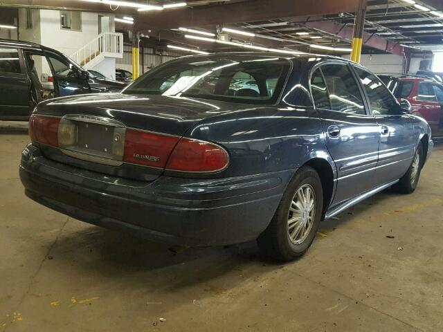 1G4HP52K734115455 - 2003 BUICK LESABRE CU BLUE photo 4