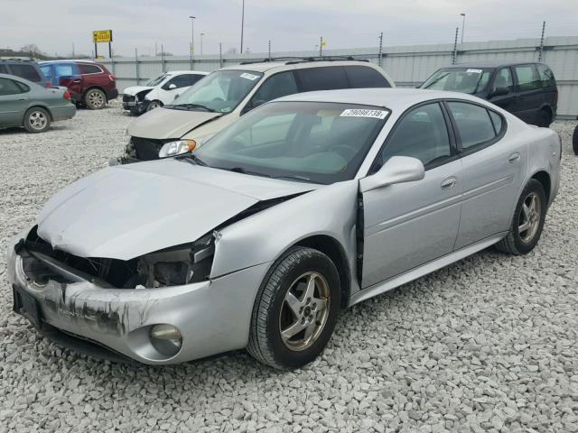 2G2WP522441336296 - 2004 PONTIAC GRAND PRIX SILVER photo 2