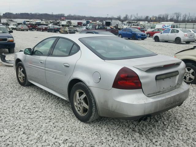 2G2WP522441336296 - 2004 PONTIAC GRAND PRIX SILVER photo 3