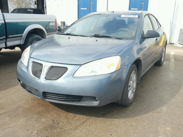 1G2ZG558064155653 - 2006 PONTIAC G6 SE1 BLUE photo 2