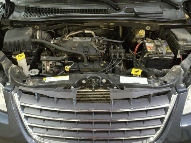 2A8HR54P88R649035 - 2008 CHRYSLER TOWN & COU BLUE photo 7