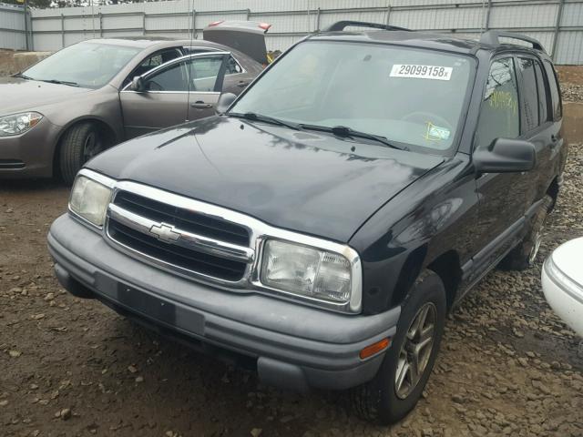 2CNBJ13C336930886 - 2003 CHEVROLET TRACKER BLACK photo 2