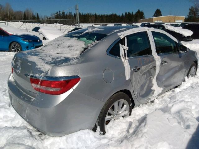 1G4PS5SK9G4163278 - 2016 BUICK VERANO SILVER photo 4