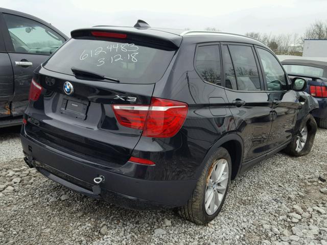 5UXWX9C53D0A21045 - 2013 BMW X3 XDRIVE2 Czarny zdjęcie 4