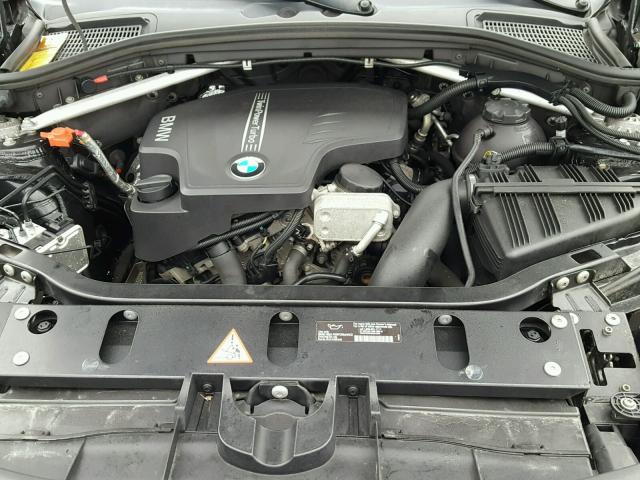 5UXWX9C53D0A21045 - 2013 BMW X3 XDRIVE2 Czarny zdjęcie 7