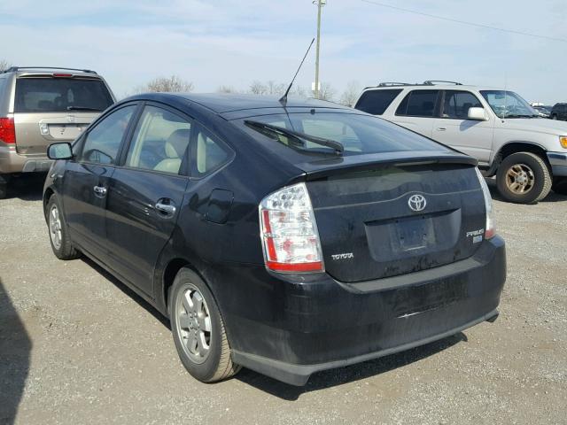 JTDKB20U763134691 - 2006 TOYOTA PRIUS BLACK photo 3