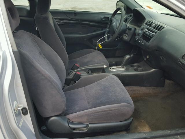 1HGEM22541L102899 - 2001 HONDA CIVIC LX SILVER photo 5