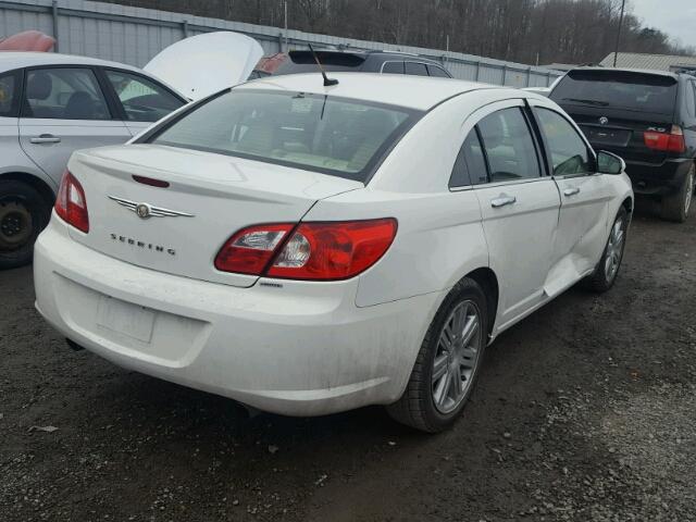 1C3LC66M88N196788 - 2008 CHRYSLER SEBRING LI WHITE photo 4