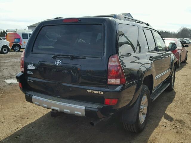 JTEZU14R440035684 - 2004 TOYOTA 4RUNNER SR BLACK photo 4