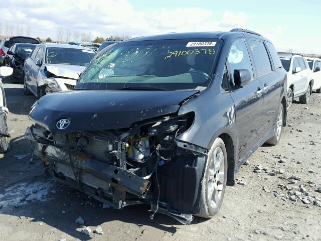 5TDXK3DC2DS349582 - 2013 TOYOTA SIENNA SPO BLACK photo 2