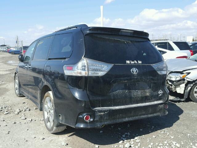 5TDXK3DC2DS349582 - 2013 TOYOTA SIENNA SPO BLACK photo 3