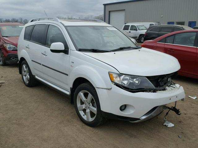 JA4MT41X29Z015176 - 2009 MITSUBISHI OUTLANDER WHITE photo 1