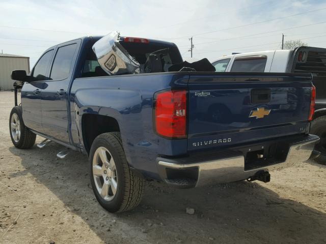 3GCPCREC1HG448557 - 2017 CHEVROLET SILVERADO BLUE photo 3