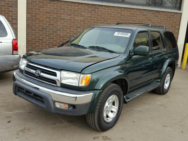 JT3HN86R9Y0299061 - 2000 TOYOTA 4RUNNER SR GREEN photo 2