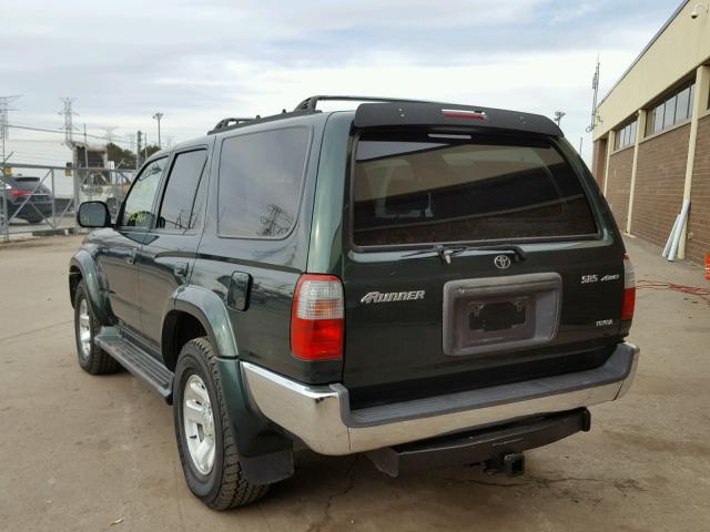 JT3HN86R9Y0299061 - 2000 TOYOTA 4RUNNER SR GREEN photo 3