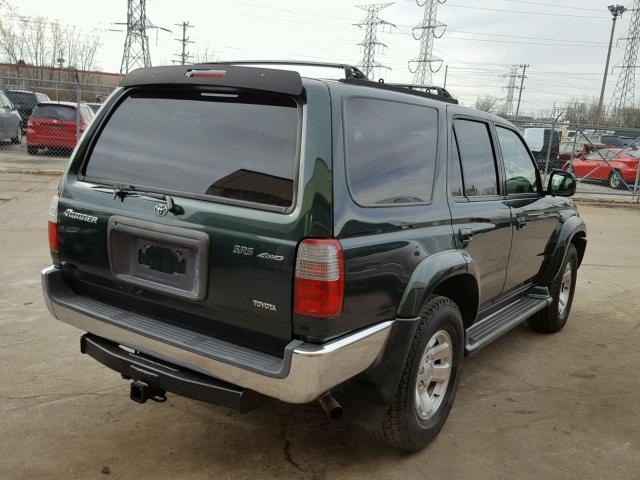 JT3HN86R9Y0299061 - 2000 TOYOTA 4RUNNER SR GREEN photo 4