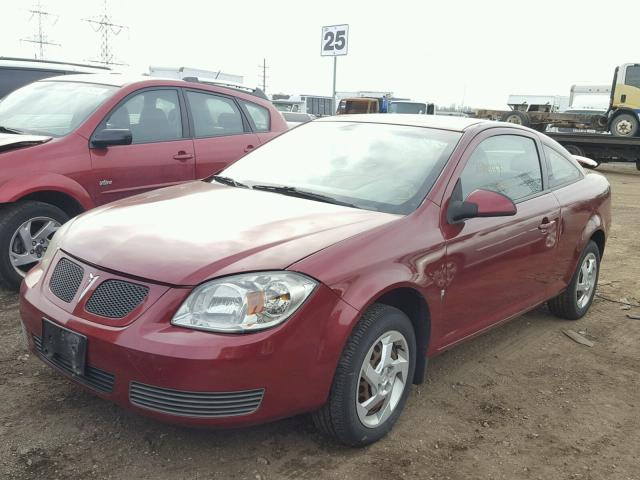 1G2AL15F777334174 - 2007 PONTIAC G5 BURGUNDY photo 2