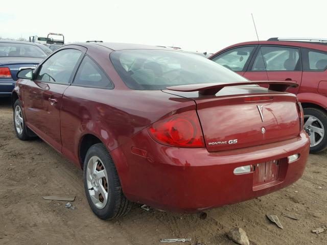 1G2AL15F777334174 - 2007 PONTIAC G5 BURGUNDY photo 3