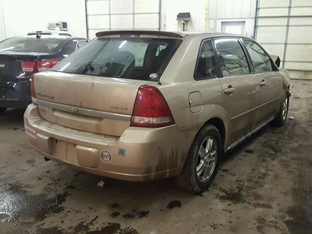 1G1ZT62805F303619 - 2005 CHEVROLET MALIBU MAX BEIGE photo 4