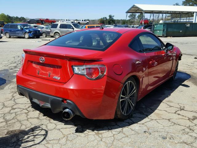 JF1ZNAA1XD2725675 - 2013 SCION FRS RED photo 4