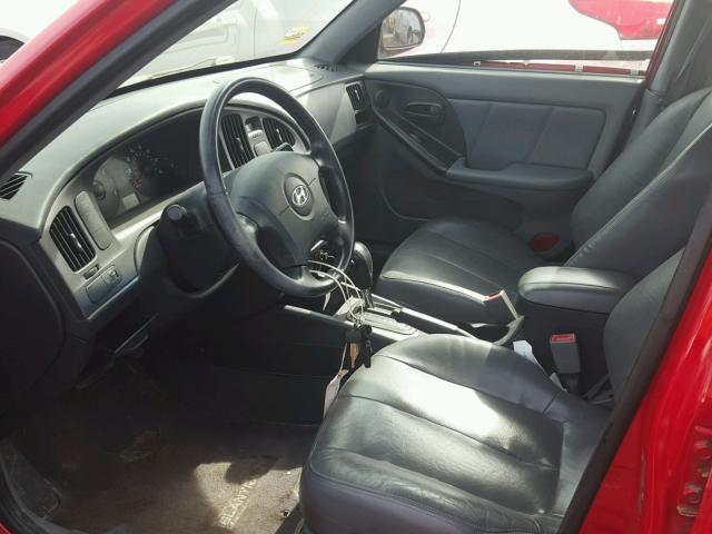 KMHDN46D55U935014 - 2005 HYUNDAI ELANTRA GL RED photo 5