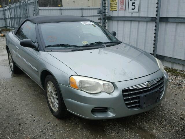 1C3EL45R34N152671 - 2004 CHRYSLER SEBRING LX GREEN photo 1