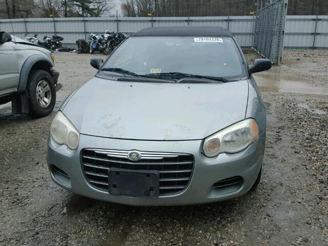 1C3EL45R34N152671 - 2004 CHRYSLER SEBRING LX GREEN photo 9